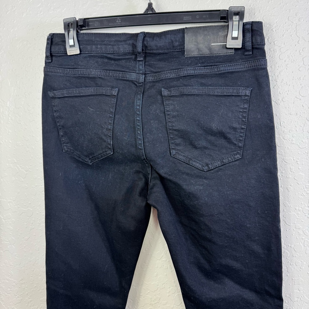 BLK DNM Jeans Black Skinny Fit Women‎ Size 29x30 Cotton Spandex - Picture 5 of 8